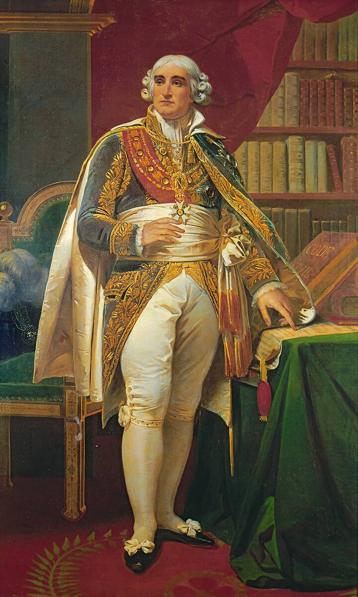 Portrait de Jean-Jacques-Régis de Cambacères de Henri-Frederic Schopin ...