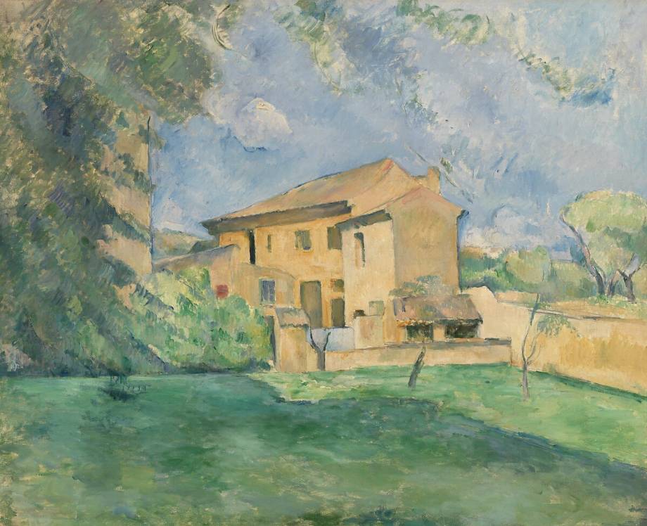 La ferme du Jas de Bouffan de Paul Cézanne Reproduction tableau