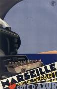 Marseille, point de départ de la Côte d'Azur (Roger Broders) - Muzeo.com