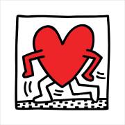 Sans titre (cœur) (Keith Haring) - Muzeo.com